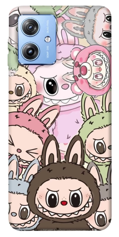 Чохол на Motorola Moto G84 All Labubu 3 фото 1 з 1