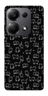Чехол на Xiaomi Redmi Note 13 Pro 4G Black Cats фото 1 Чехол на Xiaomi Redmi Note 13 Pro 4G Black Cats фото 1 из 1