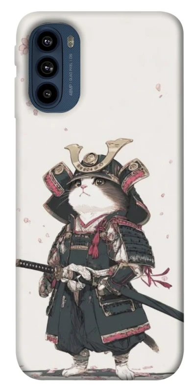 Чохол на Motorola Moto G41 Samurai Cat Warrior фото 1 з 1
