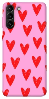 Чехол на Samsung Galaxy S21+ Red hearts 2 фото 1 из 1