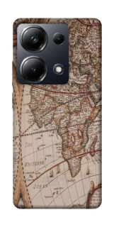 Чехол на Xiaomi Poco M6 Pro 4G Карта путешествий фото 1 из 1