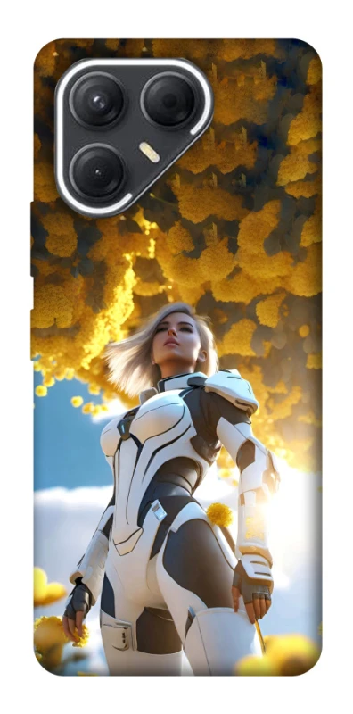 Чохол на TECNO Pova 7 Cyber space girl ver.3 фото 1 з 1