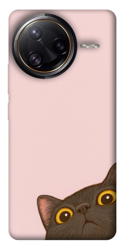 Чехол на Xiaomi Poco F7 Pro Peeping cat фото 1 из 1