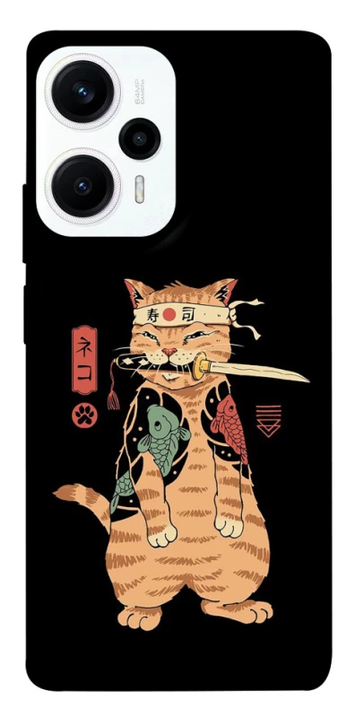 Чохол на Xiaomi Poco F5 / Note 12 Turbo Кіт-самурай фото 1 з 1