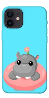 Чехол на Apple iPhone 12 mini (5.4") Adopt Me Hippo Floatie фото 1 из 1