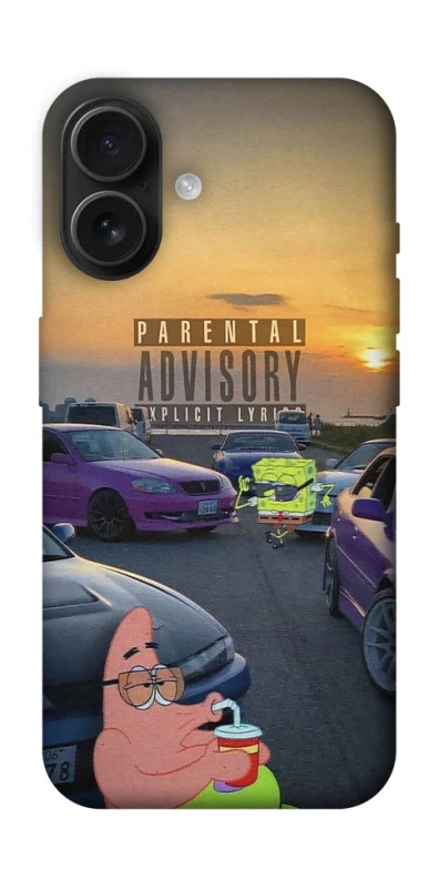 Чохол на Apple iPhone 16 Патрік на перегонах фото 1 з 1