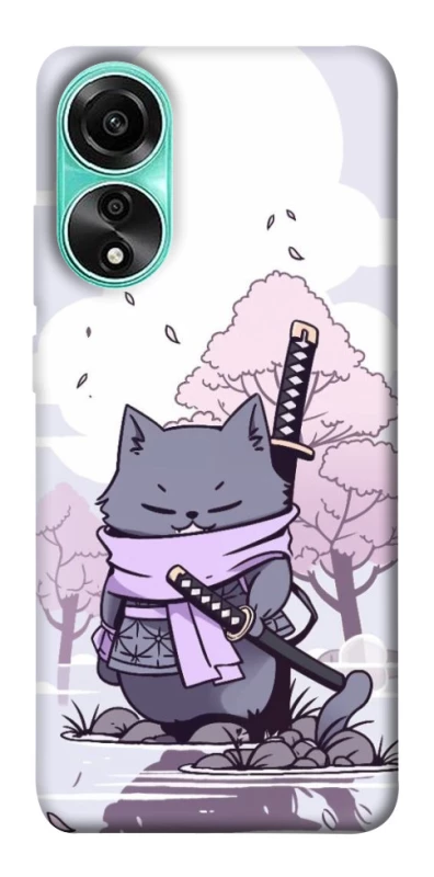 Чехол на Oppo A78 4G Samurai cat фото 1 из 1