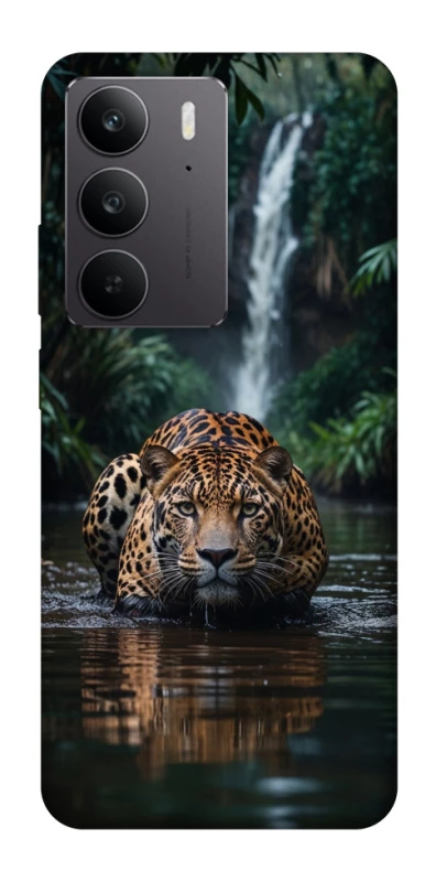 Чохол на Realme C75 Leopard in water фото 1 з 1