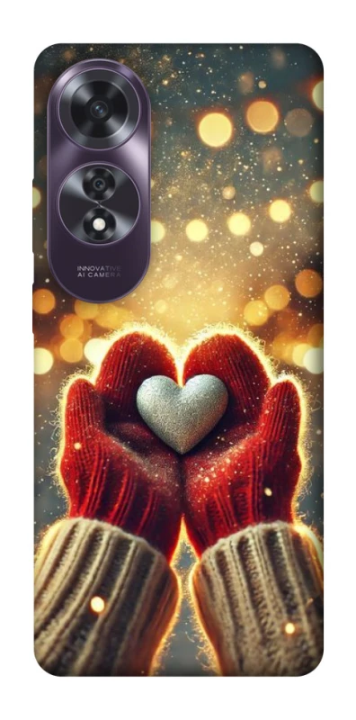 Чехол на Oppo A60 Heart in hand фото 1 из 1