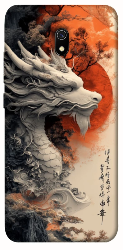 Чехол на Xiaomi Redmi 8a white dragon фото 1 из 1