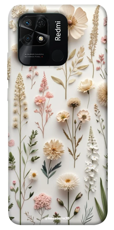 Чохол на Xiaomi Redmi 10C Floral design ver.1 фото 1 з 1