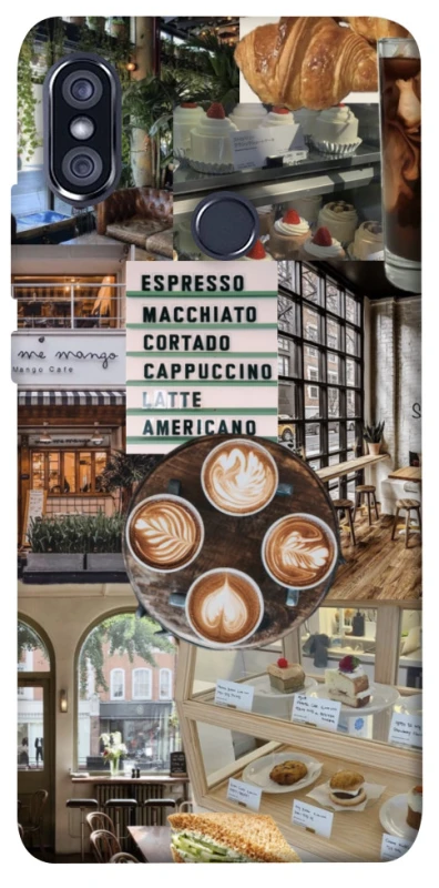 Чохол на Xiaomi Redmi Note 5 Pro / Note 5 (AI Dual Camera) Coffee collage ver.5 фото 1 з 1