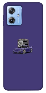 Чехол на Motorola Moto G84 Porsche purple фото 1 из 1