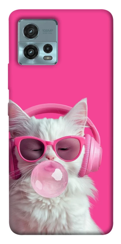 Чохол на Motorola Moto G72 Pink kitty фото 1 з 1