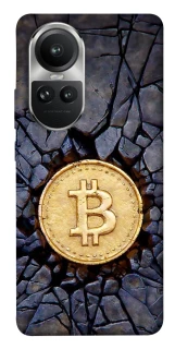 Чохол на Oppo Reno 10 Bitcoin cracks фото 1 з 1