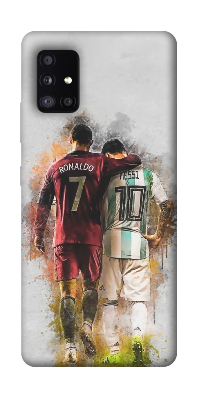 Чохол на Samsung Galaxy A51 5G Ronaldo та Messi фото 1 з 1