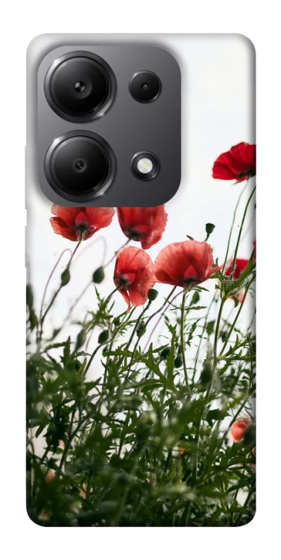 Чехол на Xiaomi Redmi Note 13 Pro 4G Поле маков фото 1 из 1