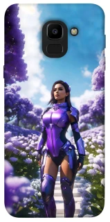 Чехол на Samsung J600F Galaxy J6 (2018) Cyber space girl ver.4 фото 1 из 1