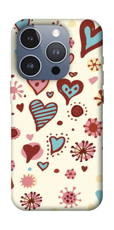 Чохол на Apple iPhone 16 Pro Pretty hearts фото 1 з 1