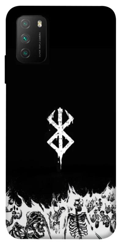 Чохол на Xiaomi Poco M3 Berserk skeletons фото 1 з 1