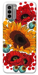 Чохол на Nokia G22 Соняшники та маки фото 1 з 1
