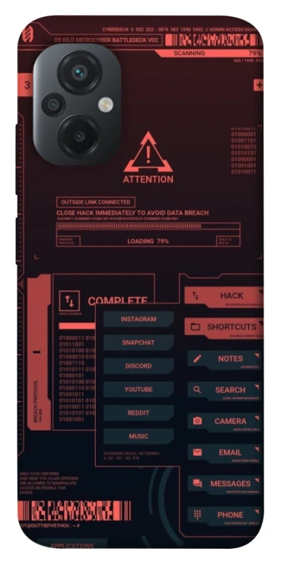 Чехол на Xiaomi Poco M5 Attention фото 1 из 1