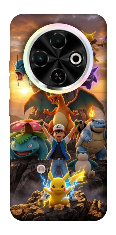 Чехол на TECNO Spark 30C Pokemon фото 1 из 1