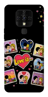Чехол на TECNO Camon 16 SE Love is ver.2 фото 1 из 1
