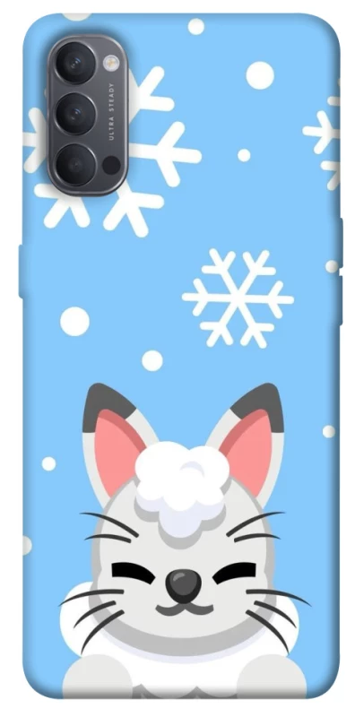 Чохол на Oppo Reno 4 Adopt Me Snow Kitty Smile фото 1 з 1
