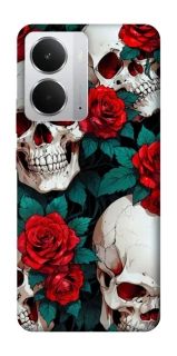 Чохол на Realme 14 skull and rose фото 1 з 1