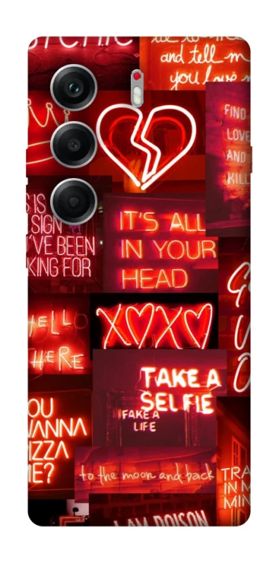 Чохол на Tecno Camon 40 Love collage ver.7 фото 1 з 1