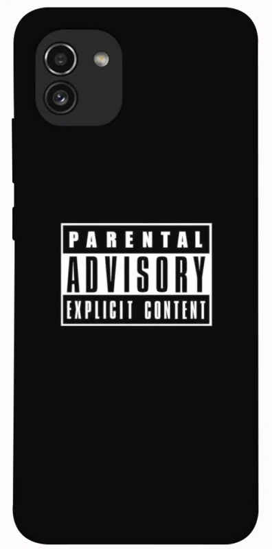 Чохол на Samsung Galaxy A03 Parental Advisory Label фото 1 з 1