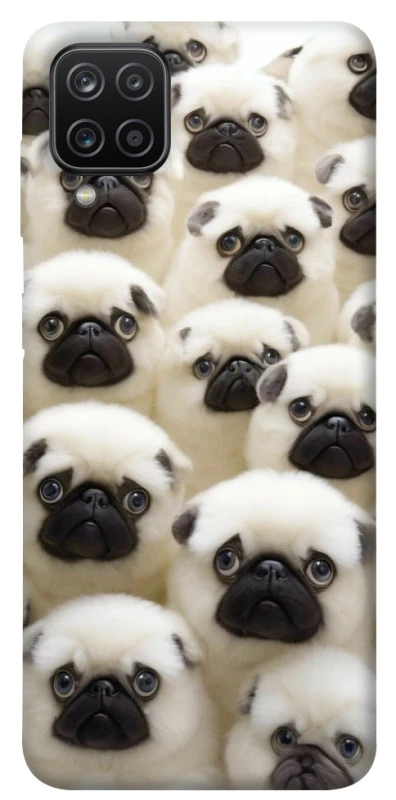 Чохол на Samsung Galaxy A12 Doggy Pug Love фото 1 з 1
