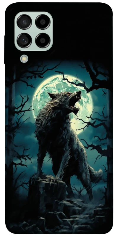 Чохол на Samsung Galaxy M53 5G Вовк під місяцем фото 1 з 1