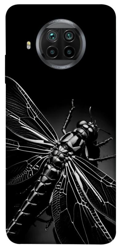 Чехол на Xiaomi Mi 10T Lite / Redmi Note 9 Pro 5G Black dragonfly фото 1 из 1