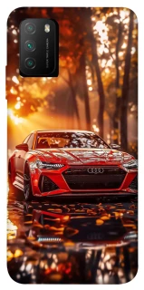 Чехол на Xiaomi Poco M3 Audi at sunset фото 1 из 1