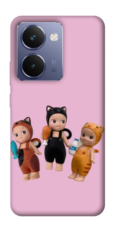 Чохол на Realme P3 Ultra Cat Cafe Trio фото 1 з 1