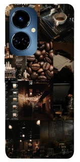 Чохол на TECNO Camon 19 Pro Coffee collage ver.1 фото 1 з 1