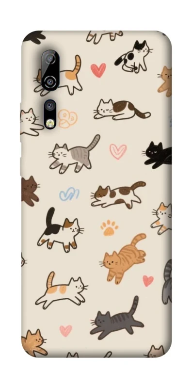 Чохол на ZTE Axon 10 Pro Cat style ver.2 фото 1 з 1