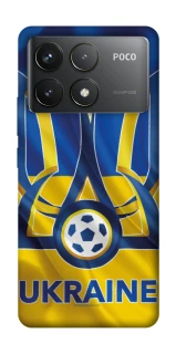 Чохол на Xiaomi Poco F6 Pro Футбольний Герб v3 фото 1 з 1