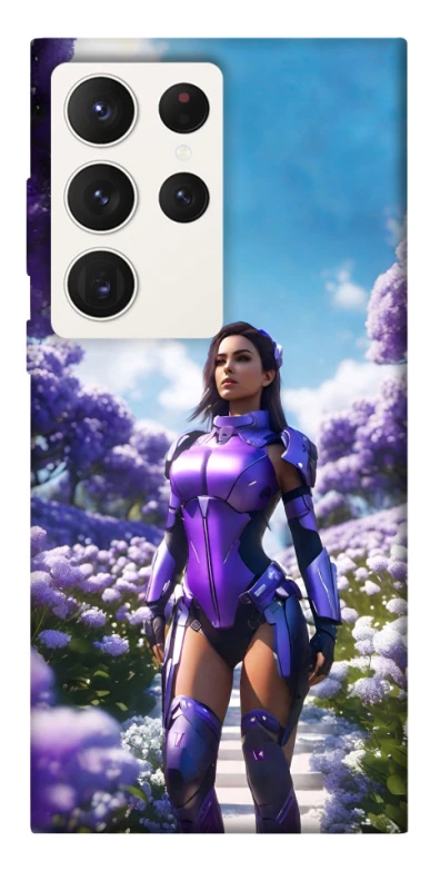 Чохол на Samsung Galaxy S23 Ultra Cyber space girl ver.4 фото 1 з 1