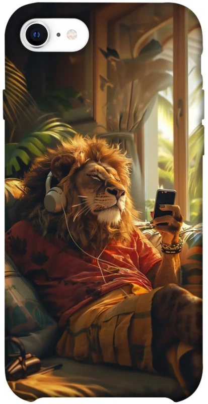 Чохол на Apple iPhone SE (2020) Лев v2 фото 1 з 1