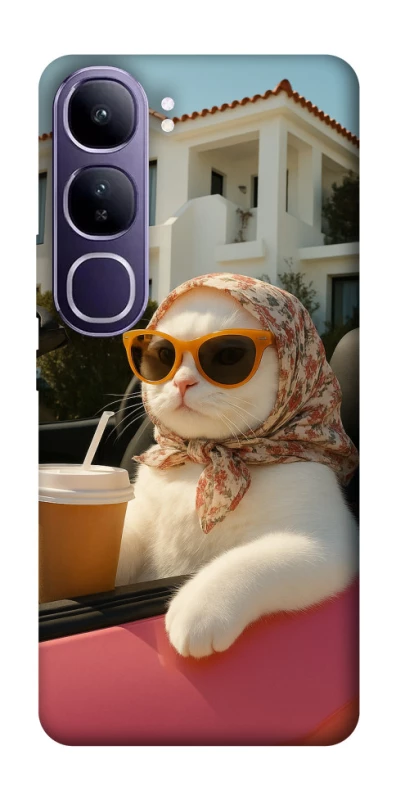 Чохол на Vivo Y300 Stylish Cat Cruise фото 1 з 1