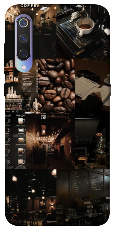 Чохол на Xiaomi Mi 9 Coffee collage ver.1 фото 1 з 1