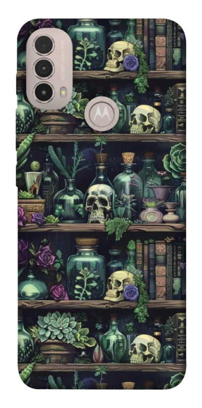 Чохол на Motorola Moto E40 Bookshelf ver.1 фото 1 з 1