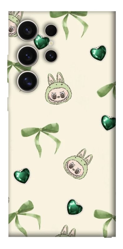 Чохол на Samsung Galaxy S25 Ultra Labubu Green Heart фото 1 з 1