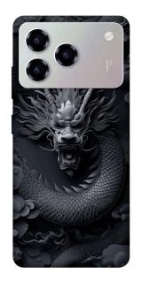 Чехол на ZTE Blade A76 black dragon фото 1 из 1