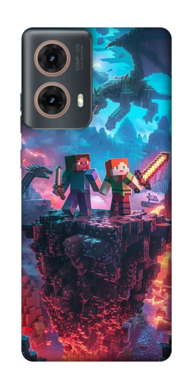 Чохол на Motorola Moto G85 Minecraft v3 фото 1 з 1