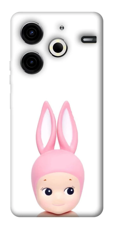 Чохол на TECNO Pova 6 Neo (LI6) Minimal Bunny Peek фото 1 з 1