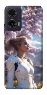 Чехол на Motorola Moto G35 Cyber space girl ver.1 фото 1 из 1